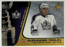 Alexander Frolov 2002-03 Pacific Quest for the Cup Gold #123 #/325 - LA Kings