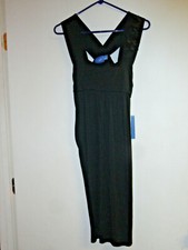 Simply Vera Vera Wang black dress with decorative shoulder strap Size XS