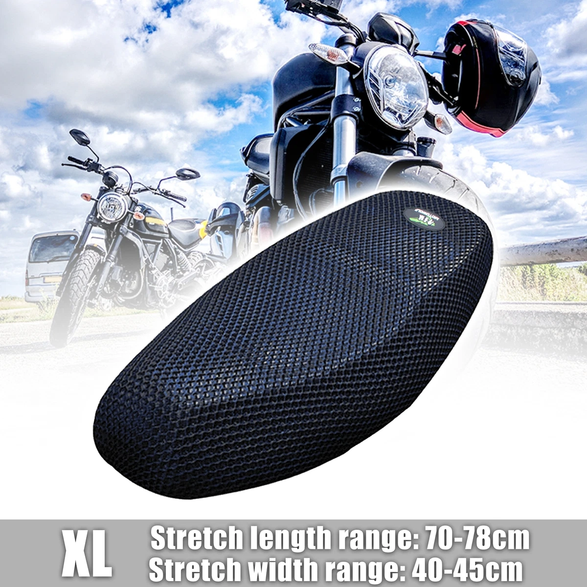 Motorcycle mesh 2024 seat cover
