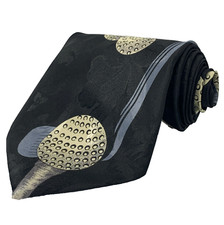 A. Rogers Golf Necktie Mens Size 4 x 56 Black...