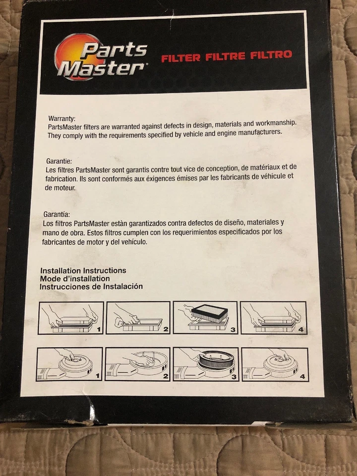 Piezas de filtro de aire Master 66044 Foto 4 de 4