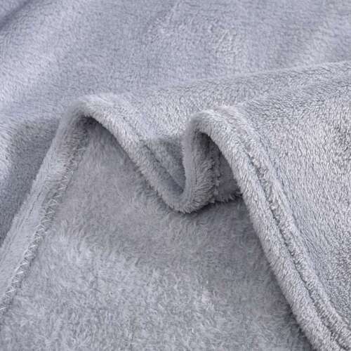 Warm Plain Fleece Throw Over Home Decor Sofa Bed Blanket Soft Solid 50x70cm NEW - Picture 3 of 30