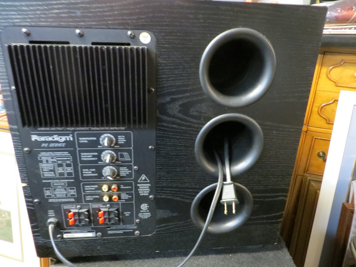 paradigm subwoofer ps SERIES PS-1000 HYBRID OUTPUT/HIGH