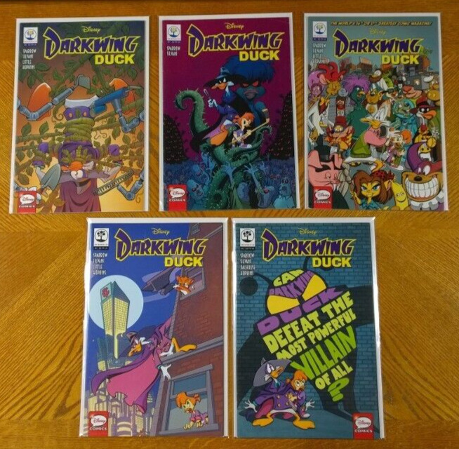 Darkwing Duck #4, 5, 6, 7, 8 (Joe Books, Disney, 2016) 5 Comic Set in VF/NM