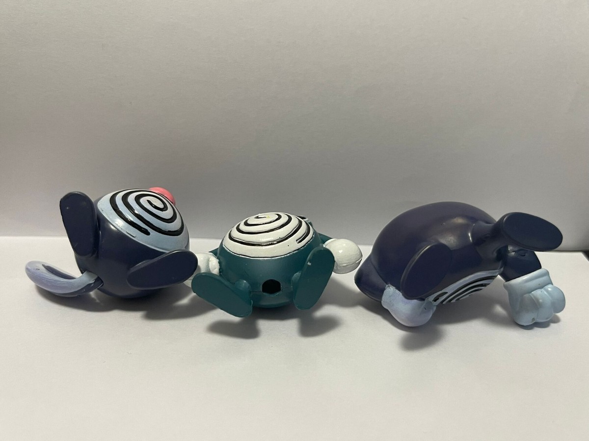 Poliwag Poliwhirl Poliwrath TOMY Pokemon Figure CGTSJ 1999