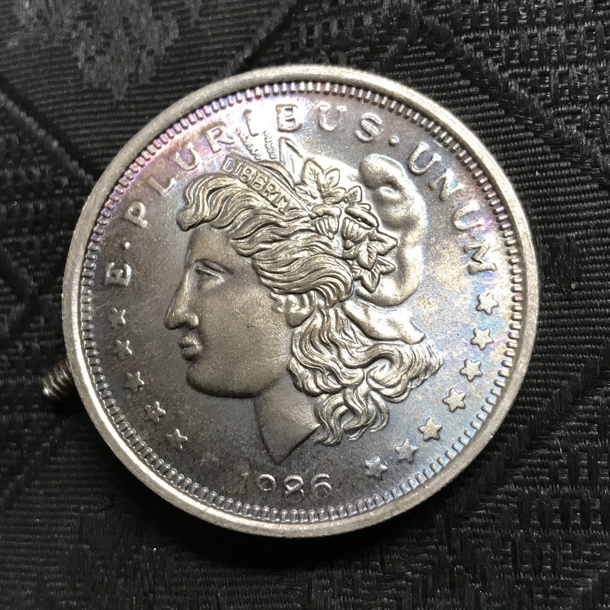 1986 Silver Trade Unit 1oz .999 Silver Naturality Toned | eBay