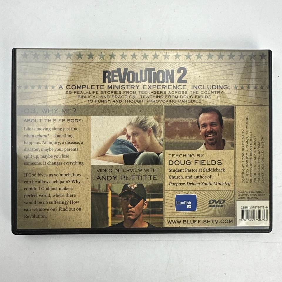 Revolution 2 05 3 Why Me DVD Bible Study for Teenagers Doug Fields Foto 2 de 2