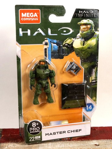 NEW Mega Construx HALO Pro Builder MASTER CHIEF Series 14 Collectible Figure