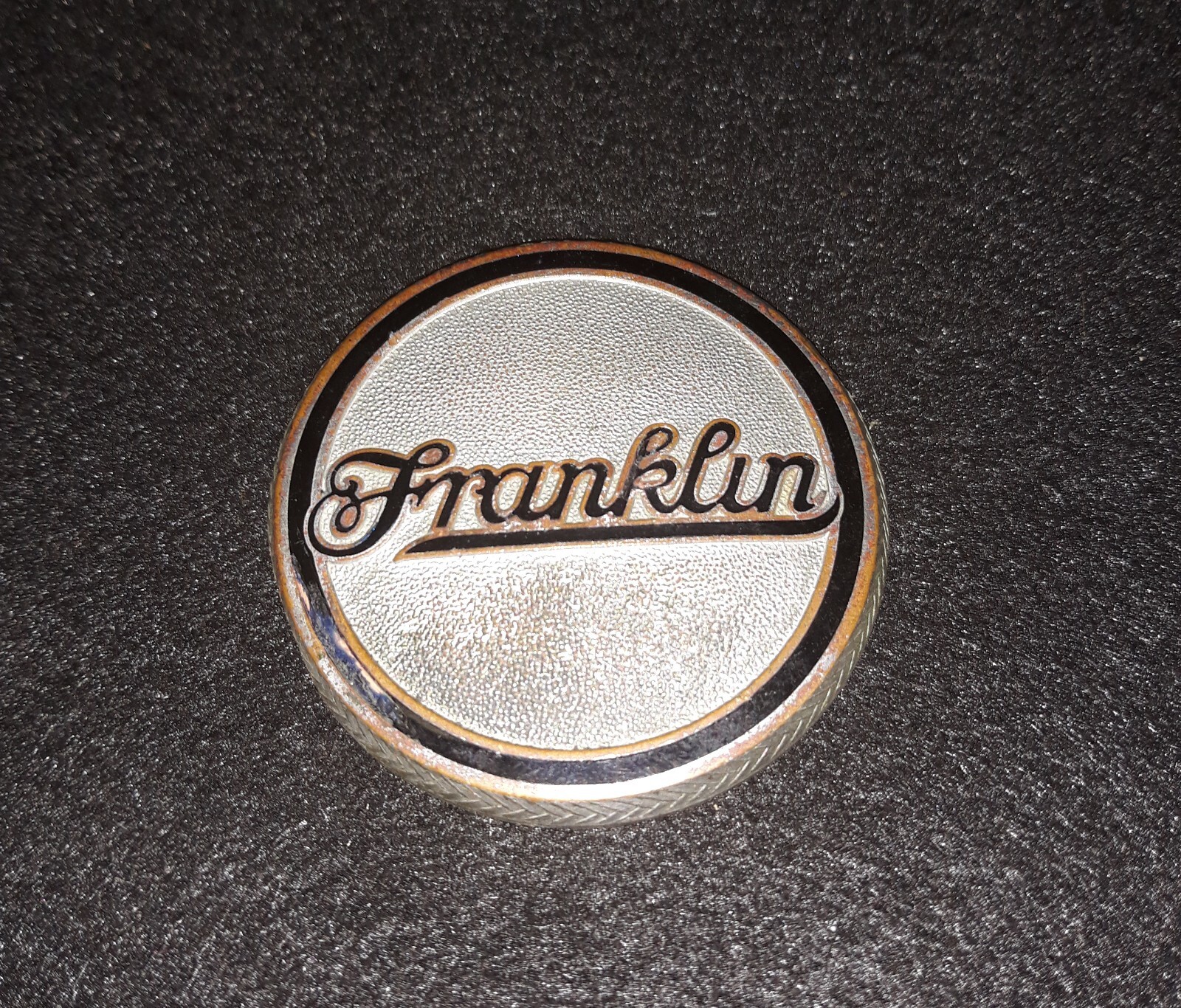 Original 1928 Franklin Series 12B Enamel Radiator Emblem Grille Badge ...