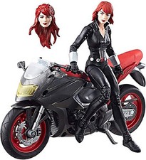 Marvel Legends Series 6-inch Black Widow with Motorcycle