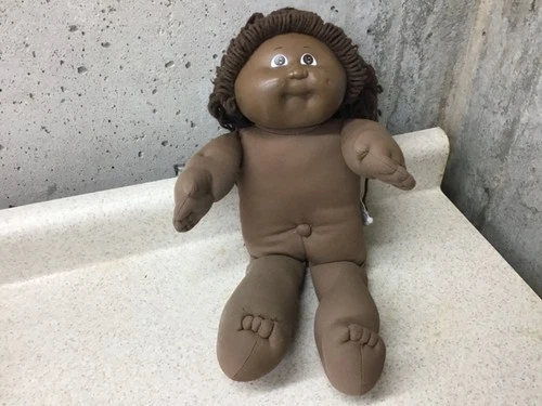 Vintage 1982 Cabbage Patch Kid African American Black Girl Doll Signature FLAWS