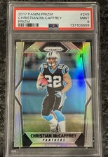 2017 PANINI PRIZM CHRISTIAN McCAFFREY PRIZM RC PSA 9