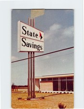 Postcard State Savings "A Sign Of Plexiglas Is A sign Of Distinction" USA