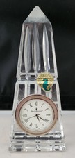 WATERFORD IRISCHER KRISTALL OBELISK 6" UHR