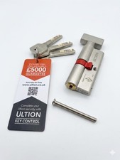 ULTION 1 Star 35/35 Thumbturn Euro Cylinder Door Lock Barrel High Security