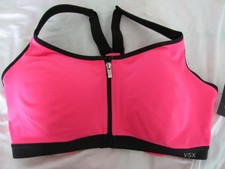NWT VICTORIA'S SECRET VSX Sport Knockout Front-Close SPORT BRA Size 38D Pink