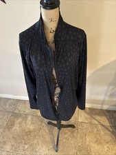 Flex For Fit Black Leopard Woman’s 2x Jacket New With Tag