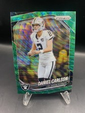 2025 Panini Prizm #271 Daniel Carlson Green Wave Raiders