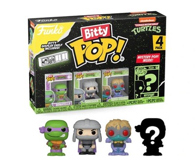 Funko Bitty PoP! TMNT Turtles - Donatello - Shredder - Baxter - 4 er Pack