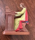 Vintage Angel Woman Playing Piano, 2001 Christmas Village Figurine 3” H Roman — photo 10