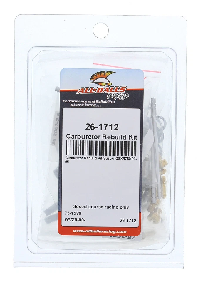Kit de reconstrucción de carburador para Suzuki GSXR750 1993-1995; 26-1712 Foto 4 de 4