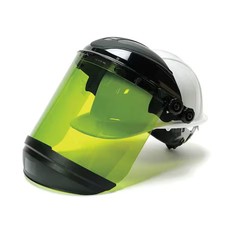 Sellstrom S31202 Faceshield With 6-Point Suspension Hard Hat, Arc Flash Series,