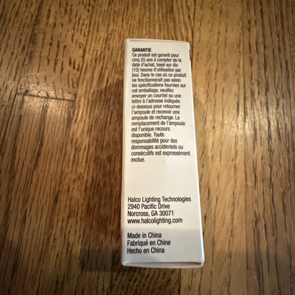 Halco ProLED #80777 3155/2.5w/LED Bi 2-Pin  Warm White 10-18v wedge base - Image 2 of 4