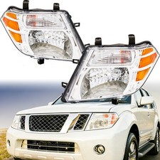 For 2008-2012 Nissan Pathfinder Headlight Halogen Set Driver And Passenger Side