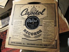 1944 NAT KING COLE 1st CAPITOL REC 169 Gee Baby Ain't I Good to you realize Now