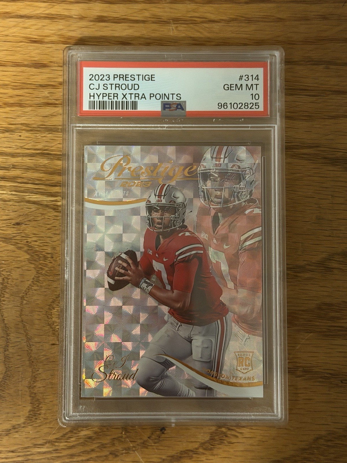 CJ Stroud Panini Prestige #314 Hyper Xtra Points