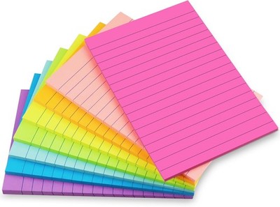 Lined Stiy Notes, Self-Sti Note Pads, Stiy Notes with Lines it,