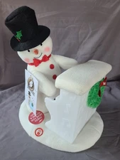 2023 Hallmark Sing-Along Snowman 20th Anniversary Plush Sound, Light, Motion 