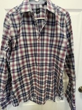 Men  s Hugo Boss Long Sleeve Button Down Shirt large