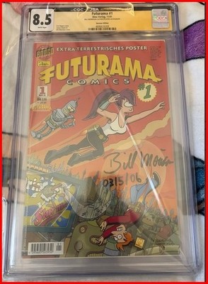 Futurama Comic Nr. 1 graded-CGC-8,5-Bill Morrison-zertifiziert-Grönng-Simpsons-