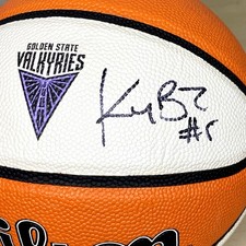 Kayla Thornton Autographed Basketball COA WNBA Golden State Valkyries Ball