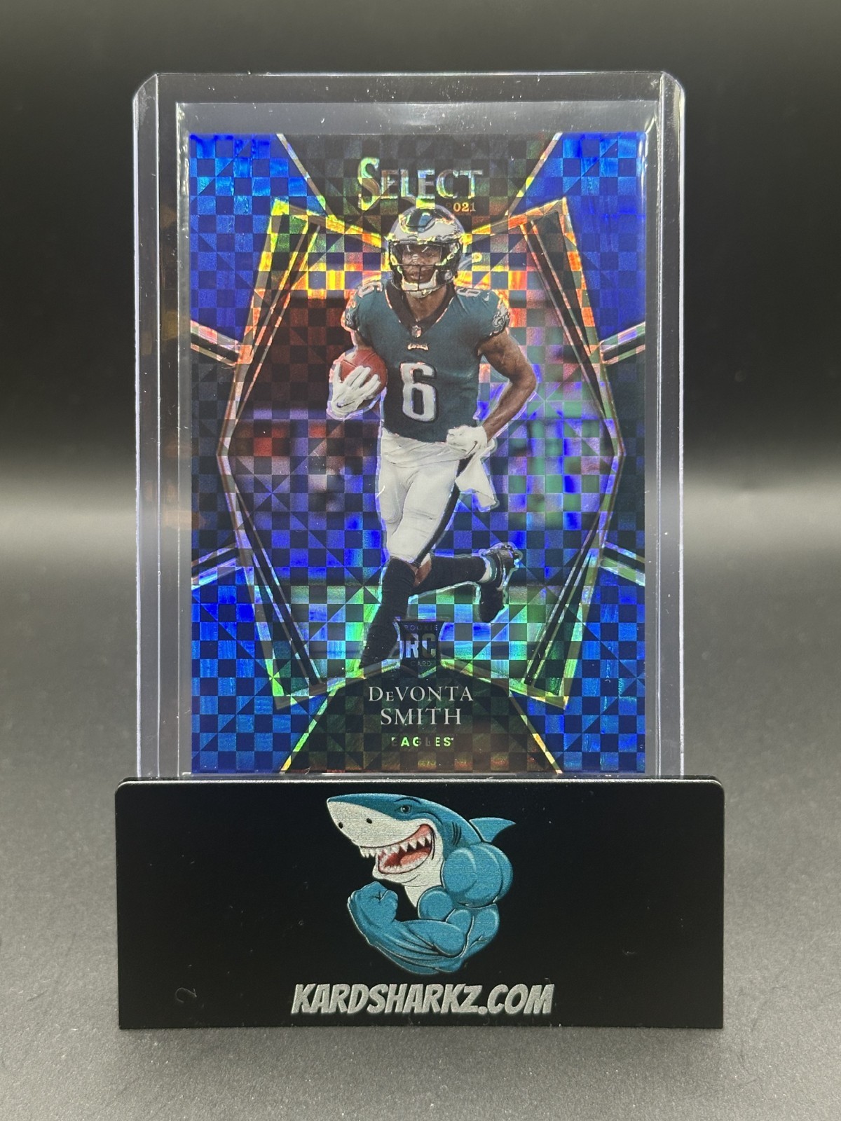 2021 Panini Select Devonta Smith Blue /149 Rookie