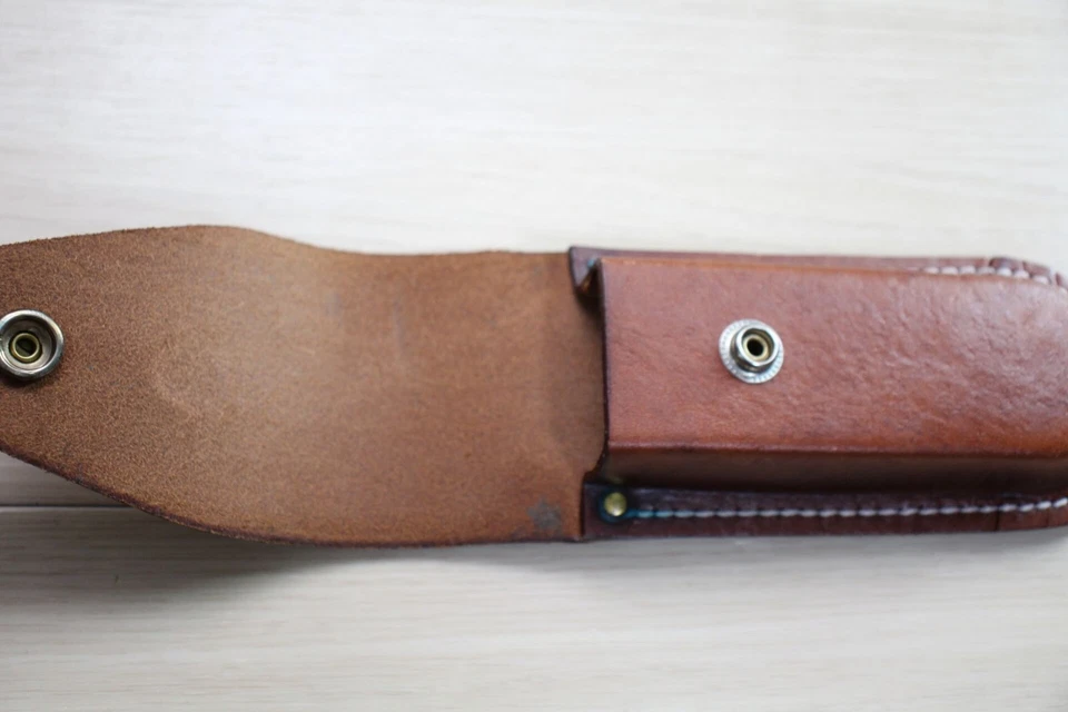 AL MAR SERE 3003A Folding Knife 4.5" Blade Micarta Handle Japan Near Mint E4 - Image 4 of 4