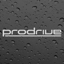 PRODRIVE X2 PAIR STICKERS WHITE GRAPHICS DECAL STICKER RACE TRACK JDM NEW