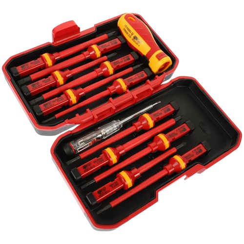 13 Pcs Insulating Screwdriver Set Electrician Tool Insulated Screwdrivers