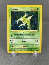Scyther 10/64 Error No Symbol Rare Jungle Pokemon Unlimited Holo MP on eBay