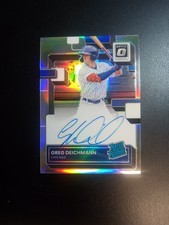 2022 Panini Optic Rated Rookie Signatures Greg Deichmann #RRS-GD Silver Auto SP