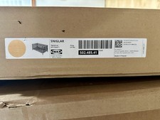 IKEA SNIGLAR Beech Cot for Infants 66x80 Cm