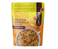 Magic Spoon Grain-Free Peanut Butter Protein Granola Bag, 8 oz, see description