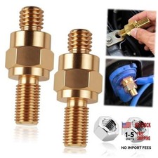 Side Post Battery Terminal Bolt 2 Set 38-1638-24 Brass Standard Battery