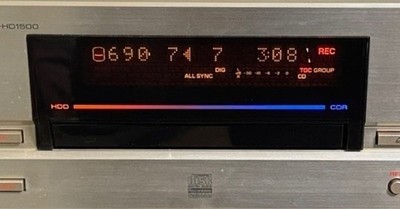 YAMAHA CDR-HD1500 HDD/CD RECORDER PLAYER CONFIRMED OPERATION W