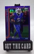 JOSHUA PALMER 2025 Topps Chrome Purple Refractor #31 Buffalo Bills /75 MINT