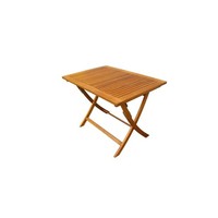 Klapptisch Aus Massivem Akazienholz 70X100 Cm