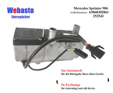 🔵 Webasto Eberspächer D5WS Mercedes Sprinter 906 A9068302861 252543
