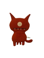 Ugly Doll Red Monster Dog Plush Stuffed Animal One Eye 12” Orange 2004 Vintage