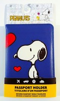 Snoopy Woodstock Peanuts / Reisepass HüLle Passport Holder Blau / Neu Ovp Usa